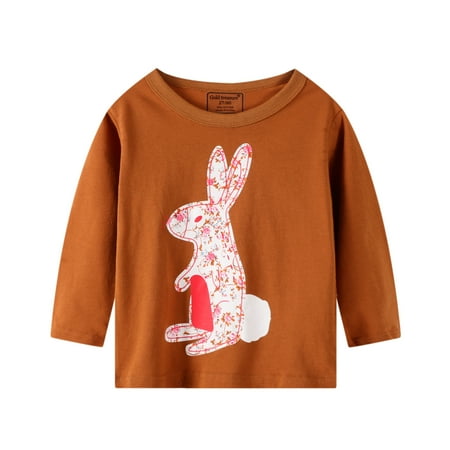 

Honeeladyy Toddler Kids Baby Boys Girls Fashion Cartoon Shirt Tops Tee Clothes 3PCS Set F