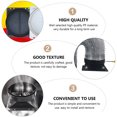 thumbnail image 3 of OUNONA Homeowners Range Hood Hood Base Black Prevent Odor Backflow 2Set, 3 of 8