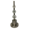 thumbnail image 2 of Royal Designs Lamp Bases with Crystal Ball Accents, Matching Harp and Finial, Brush Nickel Finish, 2 of 5