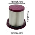 thumbnail image 2 of Vacuum Cleaner HEPA Filter For Shark Cordless LC200JIV LC551JBK Household Supplies Cleaning Vacuum Parts In Stock, 2 of 6