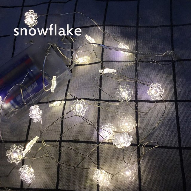 Cadena de luz decorativa para árbol de Navidad, iluminación para fiesta de Feliz Navidad, Papá Noel, muñeco de nieve, 1,5 m, 2024