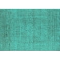 thumbnail image 1 of Ahgly Company Indoor Rectangle Oriental Turquoise Blue Industrial Area Rugs, 2' x 3', 1 of 4