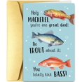 thumbnail image 1 of Carte de Fête des Pères Poisson Drôle, Carte de Pêche Fête des Pères, Cadeau Fête des Pères pour Papa Amoureux des Poissons, Saint Maquereau! Tu Es un Super Papa!, 1 of 4