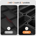 thumbnail image 4 of 【68Pcs】【5 Size】 Tool Box Organizer Tray Divider Set, 【Black】 Desk Drawer Organizer, Garage Organization and Storage Toolbox for Rolling Tool Chest Cart Cabinet WorkBench Parts, 4 of 4