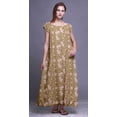 thumbnail image 3 of Bimba Chemises de Nuit pour Femmes en Rayonne Imprimée à Manches Courtes Lingerie de Nuit pour Dames, 3 of 4