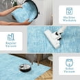 thumbnail image 6 of Hasoo Area Rug 4' x 6' Solid Texture Carpet for Living Room Bedroom Light Blue Rug, 6 of 6