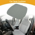 thumbnail image 2 of Ofertas Únicas 1 Pc 47x47cm Cojín Universal para Asiento de Automóvil - para Protección de Asiento de Conducción en Viajes en Coche Antideslizante - Seda de Hielo Gris, 2 of 7