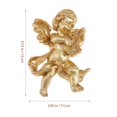 thumbnail image 3 of Retro Resin Hanging Wall Angel Sculptures Porch Decorative Crafts Home Decor, 3 of 3