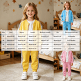 thumbnail image 4 of Girls Boys Zipper Sweatshirt And Sweatpants Set Pajamas & Dailywear Set Cardigan Sweatshirt Set Back-To-School Pajamas & Dailywear Set 1T 2T 3T 4T 5T 6T Set 9-12 Months, 4 of 7