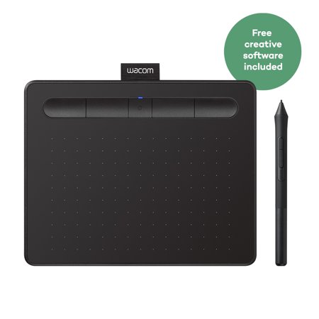 Wacom Intuos Creative Pen Tablet with Bluetooth, Various Sizes and Colors (CTL4100WLK0), Includes Free Corel Software (Best Wacom Tablet For Osu)
