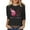 Noir, variante sur Fgnfyis T-Shirt de Sensibilisation au Cancer du Sein pour Femmes, Col en V, Manches Courtes, Confortable et Doux pour un Usage Quotidien, Rose TG