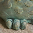 thumbnail image 5 of Noble House Pratchett Outdoor 12.5" Stone Garden Stool in Copper Patina Green, 5 of 7