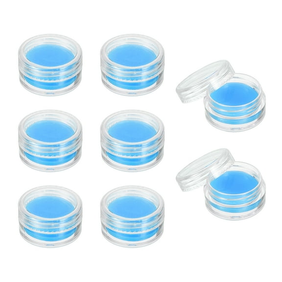 8PCS Diamond Art Painting Glue Clay Wax 5D DIY Diamond Art Refills Glue with Storage Box(23mm/0.9", Blue)