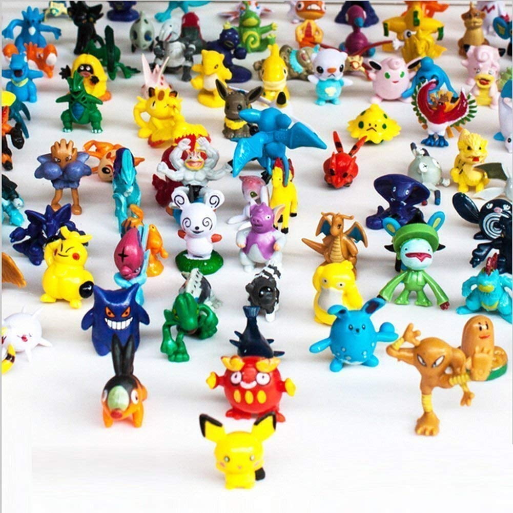Pokemon Mini Figure Pikachu 5-8 CM Action Set Statue Display Toys Collection