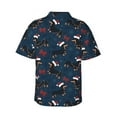 thumbnail image 3 of Haiem Christmas Dachshund Printed Hawaiian Shirt for Men - Men’s Casual Beach Summer Shirts - Stretch Fabric with Modern Fit-Medium, 3 of 9