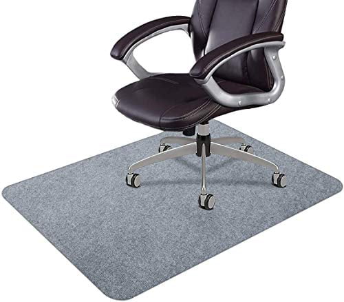 Dark Grey 35X55" Office Chair Mat Home Computer Desk Eco-Friendly Floor Carpet 