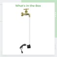 thumbnail image 5 of Invisible Floating Faucet, Fountain LED Water Pump Decoration, Magic Tap Water Fountain with USB Power, Creative Tabletop Waterfall Display for Desk Garden Patio, Gold Plated Spout, 5 of 5