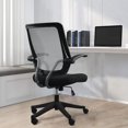 thumbnail image 3 of Yesurprise Executive Office Chair, Desk Chair with Flip Up Arms, Middle Backrest Design, Ergonomics Seat Cushion and Armrest Rolling Computer Chair for Office, 3 of 8