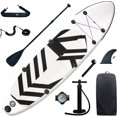 thumbnail image 1 of 6 Inch Thick Inflatable SUP Stand Up Paddle Board with Paddle Pump Travel Backpack Leash Shoulder Strap for Youth Adult All Skill Levels, 1 of 6
