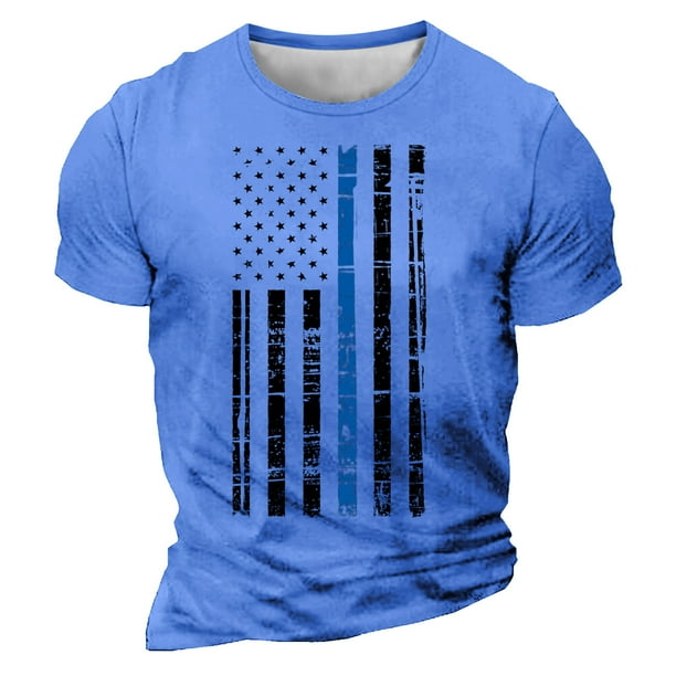 Camisetas de Manga Larga para Hombres Imprimir Casual Cuello Redondo Camiseta de Manga Corta, Camisetas de Manga Larga para Hombres Algodón