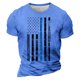 thumbnail image 1 of Camisetas de Manga Larga para Hombres Imprimir Casual Cuello Redondo Camiseta de Manga Corta, Camisetas de Manga Larga para Hombres Algodón, 1 of 4