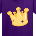 thumbnail image 4 of Inktastic Gold Crown Youth T-Shirt, 4 of 5