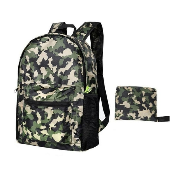 New Women Men Foldable Lightweight 10L-20L Folding Bag Waterproof Backpack Ultralight Outdoor Pack CAMOUFLAGE