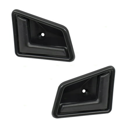 - Pair Set Inside Door Handles Textured Replacement for 4 Door Suzuki Sidekick Geo Chevrolet Tracker 8313056B015ES 83140-56B01-5ES