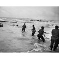 thumbnail image 2 of World War Ii D-Day 1944. Namerican Soldiers On The Beach At Normandy France Man A Lifeline To Rescue Soldiers Gone, 2 of 4