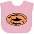thumbnail image 3 of Inktastic Future Fishing Buddy Boys or Girls Baby Bib, 3 of 4
