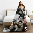 thumbnail image 6 of Blanket Ben Barnes Soft and Comfortable Wool Fleece Throw Blankets Gift for Home Decoration Sofa Office car Camping Yoga Travel Home Decoration Cozy Plush Beach, 6 of 6