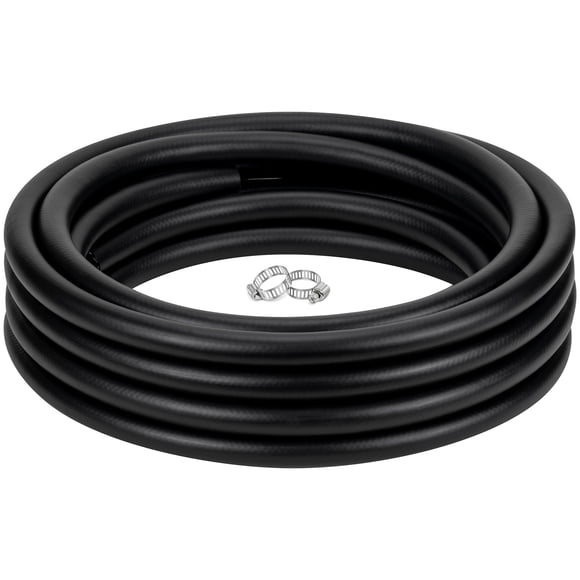 Manguera ZY-hosetube de PVC reforzado negra, 9,5 mm de diámetro interior x 7,5 m
