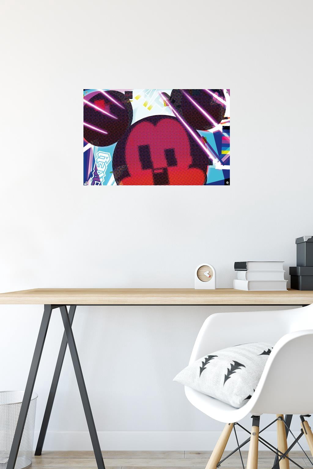 Disney Mickey Mouse - Hyper-Active Wall Poster with Pushpins, 14.725" x 22.375"