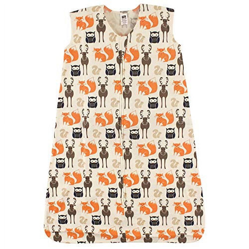 Hudson Baby Infant Boy Cotton Sleeveless Wearable Sleeping Bag, Sack, Blanket, Forest, 12-18 Months
