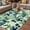 Green, variant on Blueberry Botanical Outdoor Rug for Patio/Deck/Porch, Non-Slip Large Area Rug 4 x 6 Ft, Green Spring Leaves Branches Indoor Outdoor Rugs Washable Area Rugs, Reversible Camping Rug Carpet Runner