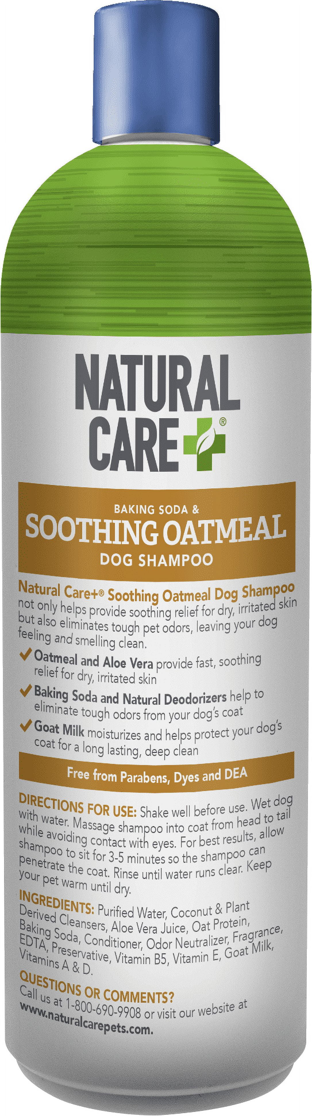 Natural Care Baking Soda and Oatmeal Shampoo for Dogs – 20oz.