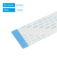 thumbnail image 3 of Cable plano flexible Unique Bargains Cinta de extensión 24 pasadores 1,0mm paso 150mm para 3D impresora portátil cámara Pantalla y DVD Reproductor Conector B Paquete de 6, 3 of 5