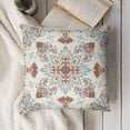 thumbnail image 3 of Vintage Paisley Pillow Cover,Boho Colourful Abstract Geometric Mandala Floral Artistic Aesthetics Pillow Covers with Hidden Zipper Set of 2 for Bedroom Living Room Sofa Cushion16 x16, 3 of 6