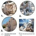 thumbnail image 3 of Designart "Dreaming of Santorini, Greece II" Architecture Metal Wall Decor Set, 3 of 5