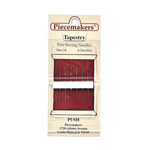 Piecemaker Tapestry Fine Sewing Needles Size 28