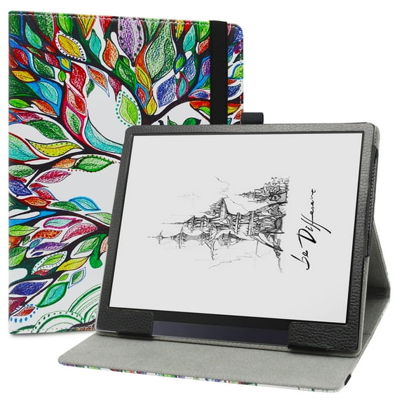 Labanema for BOOX Tab Ultra Case/BOOX Tab Ultra C Case,PU Leather Folio Stand Cover for BOOX Tab Ultra/BOOX Tab Ultra C 10.3" ePaper Tablet(Not fit BOOX Note Air 2),Love Tree