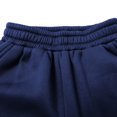 thumbnail image 4 of XIMIN Boys and Girls Preppy Sweatsuit Set, 2 Piece Outfit with Mock Neck Zip Up Top and Joggers, Fall Winter Athletic Wear (Navy, 9-10 Years), 4 of 8