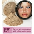 thumbnail image 5 of GLAM KIT (DEEP TAN) Full Size Mineral Makeup Set Matte Foundation Bare Face Sheer Powder Cover, 5 of 8