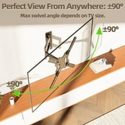 USX MOUNT Full Motion TV Wall Mount Bracket with Swivel Arm for 23 to 65 Inch TVs, Holds up to 77 lbs