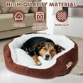 thumbnail image 3 of PinkSheep Dog Beds for Small Dogs Puppy Bed Pet Cats Bed with Removable Cushion for Indoor Cats Dogs, Brown, 3 of 10