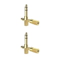 thumbnail image 1 of ZheElen Headphone Adapter for Jack Converter Convenient Cost-effective Audio Plug Easy Installment for Mixer Power for Amplifier 3.5to6.5 Gold 2Set, 1 of 6