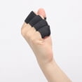 thumbnail image 2 of 10 piezas de mangas para dedos deportivas elásticas para artritis, protectores de compresión para nudillos, previenen callos (negro), 2 of 5