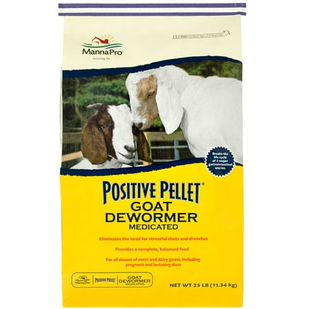 Manna Pro Positive Pellet Medicated Goat Dewormer, 25