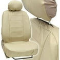 thumbnail image 2 of BDK PU Leather Seat Covers for SUV and Van 3 Rows Premium Leather Covers, Black Beige Gray, 2 of 13
