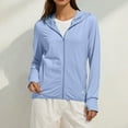 thumbnail image 2 of Baberdicy Sky Blue Women's Ice And Sun Protective Jacket Light And Breathable Cycling Jacket, 3Xl, 2 of 6